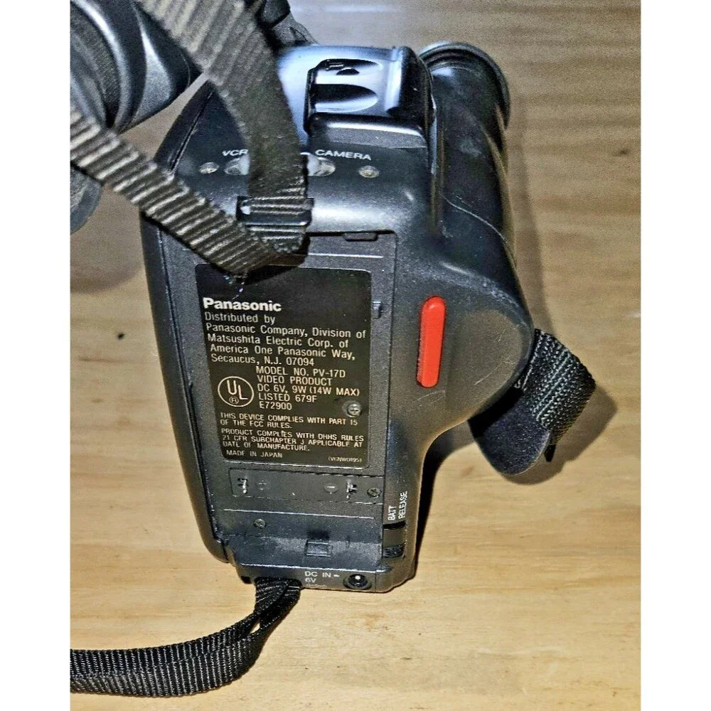 Panasonic VHS-C Camcorder PV-17D  NO Charger/ Battery Untested TAKE A GAMBLE !!